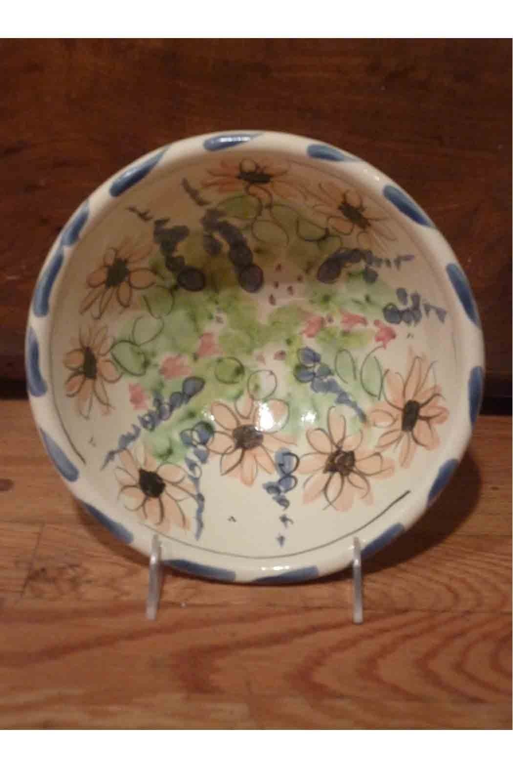 Sunflower Pottery Bowl