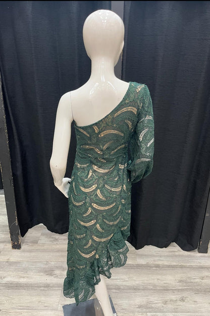 One-Shoulder Asymmetrical Dress