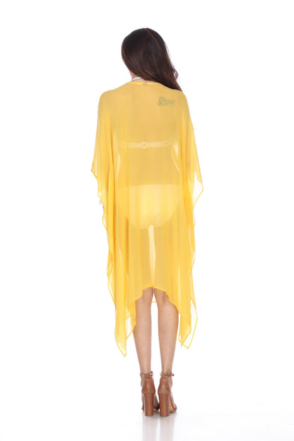 Sheer Embroidered Cover-Up
