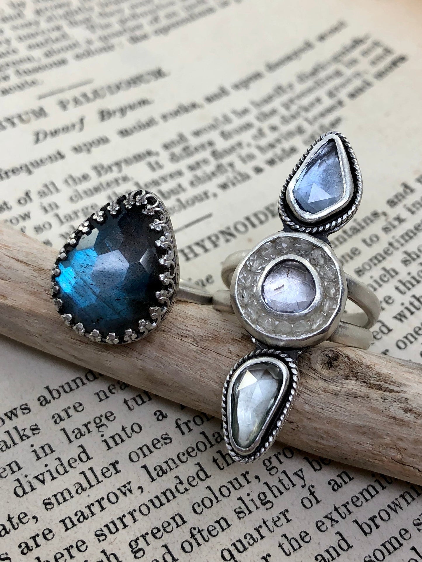 Triple Sapphire Rise Ring