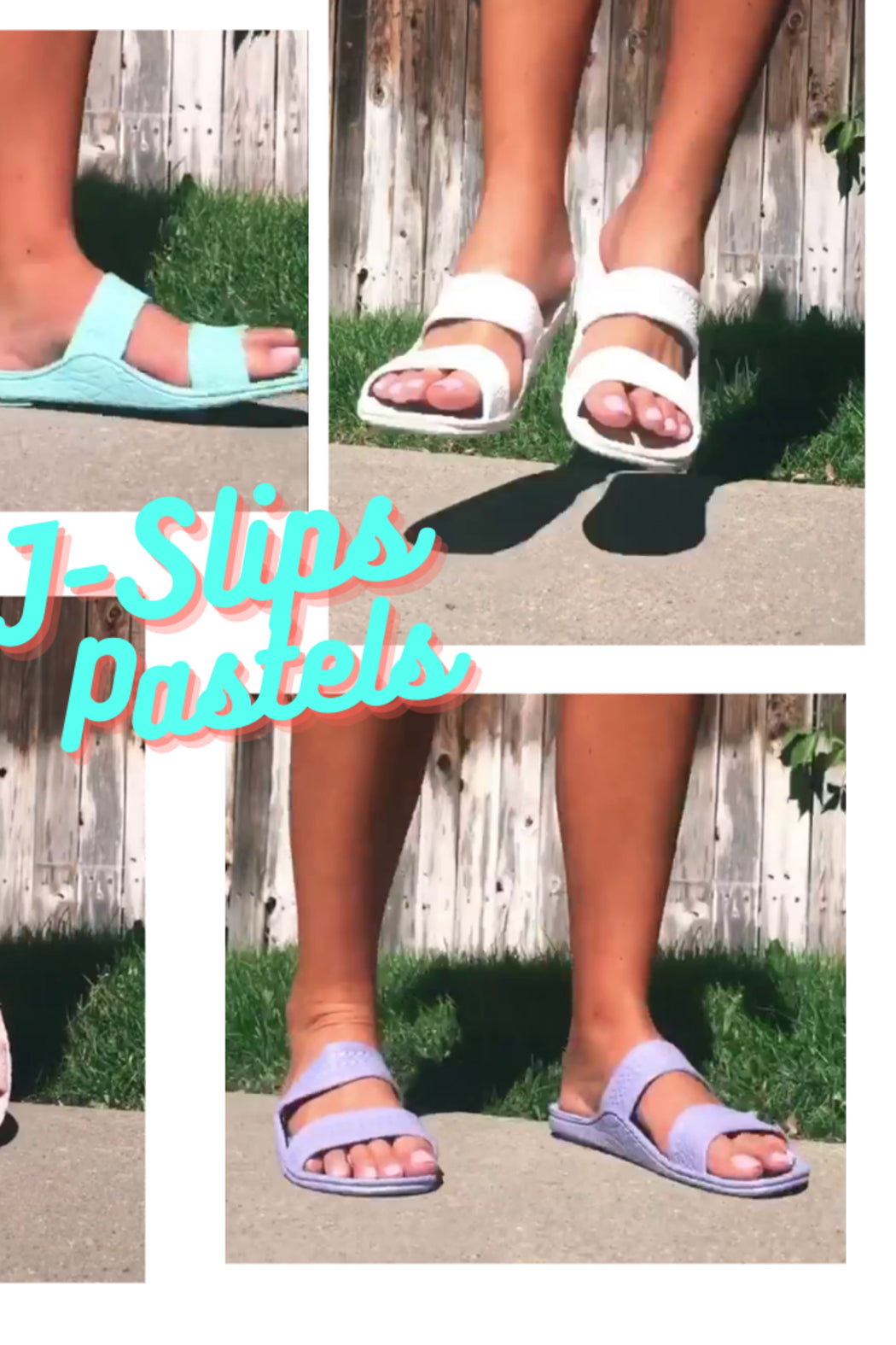 Women's J Slips Pastel Hawaiian Jesus Sandal