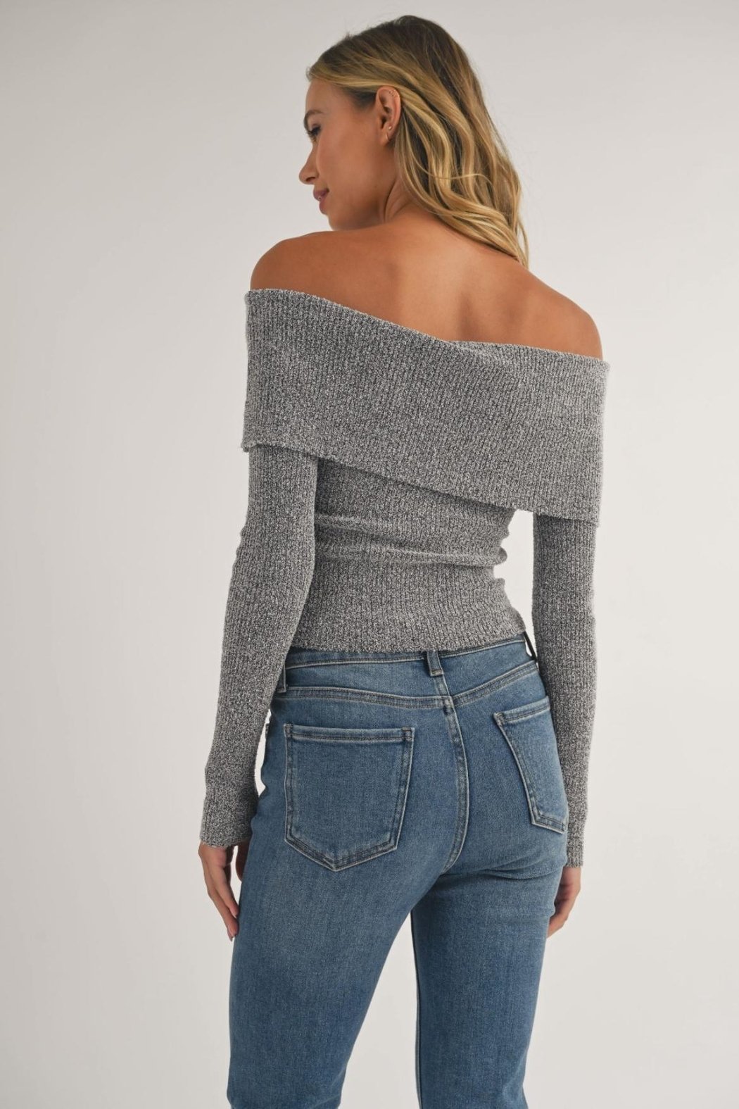 Off-Shoulder Sweater Top
