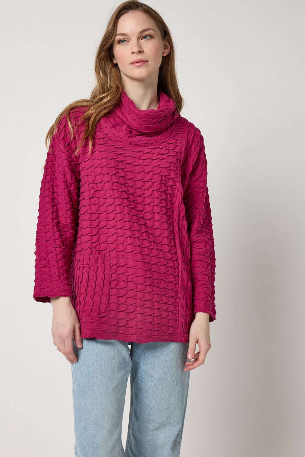 Wineberry Cowl Top