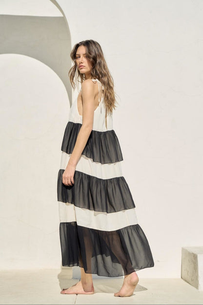 Tiered Halter Dress