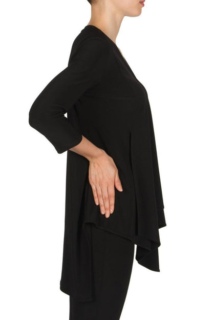The Asymmetric 3/4 Sleeve Layered Tunic