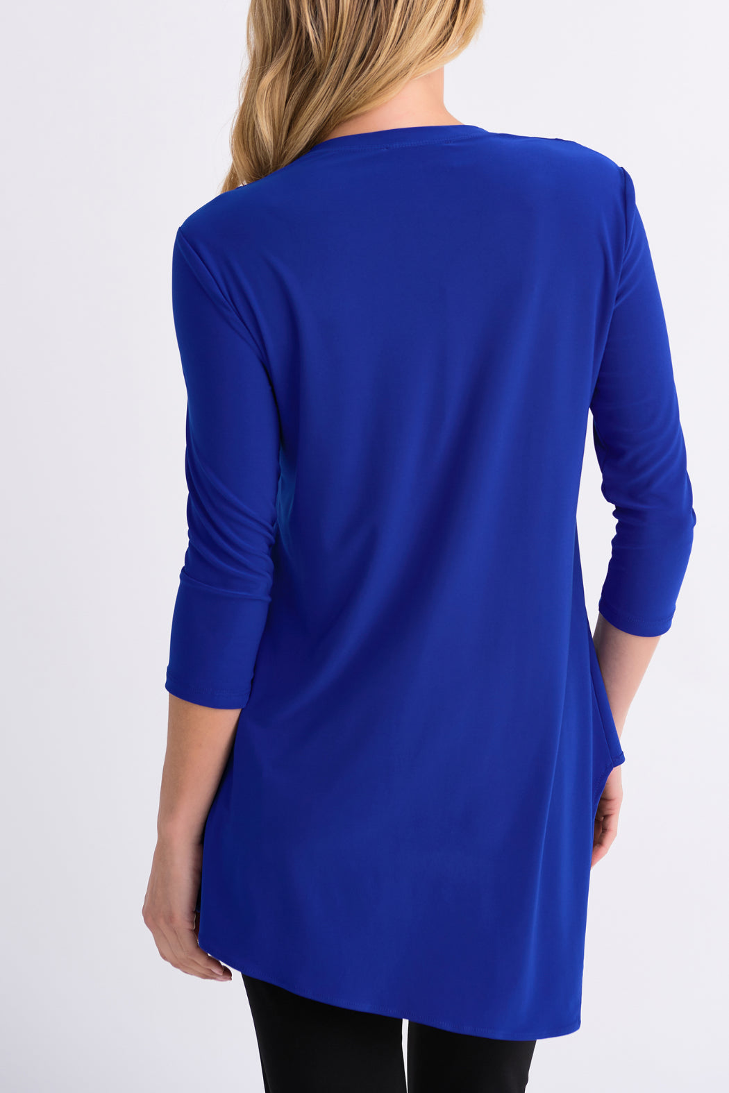 The Asymmetric 3/4 Sleeve Layered Tunic