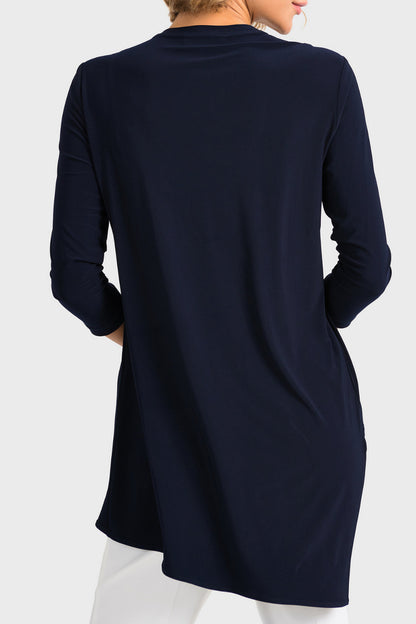 The Asymmetric 3/4 Sleeve Layered Tunic
