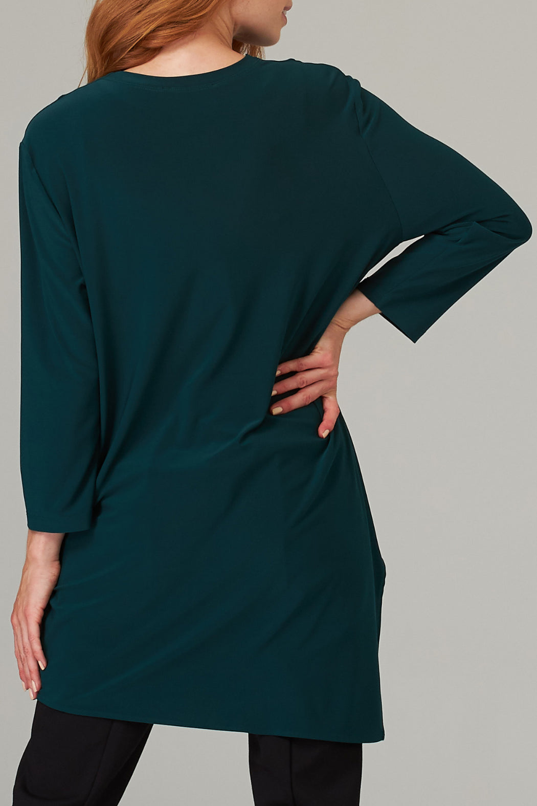 The Asymmetric 3/4 Sleeve Layered Tunic