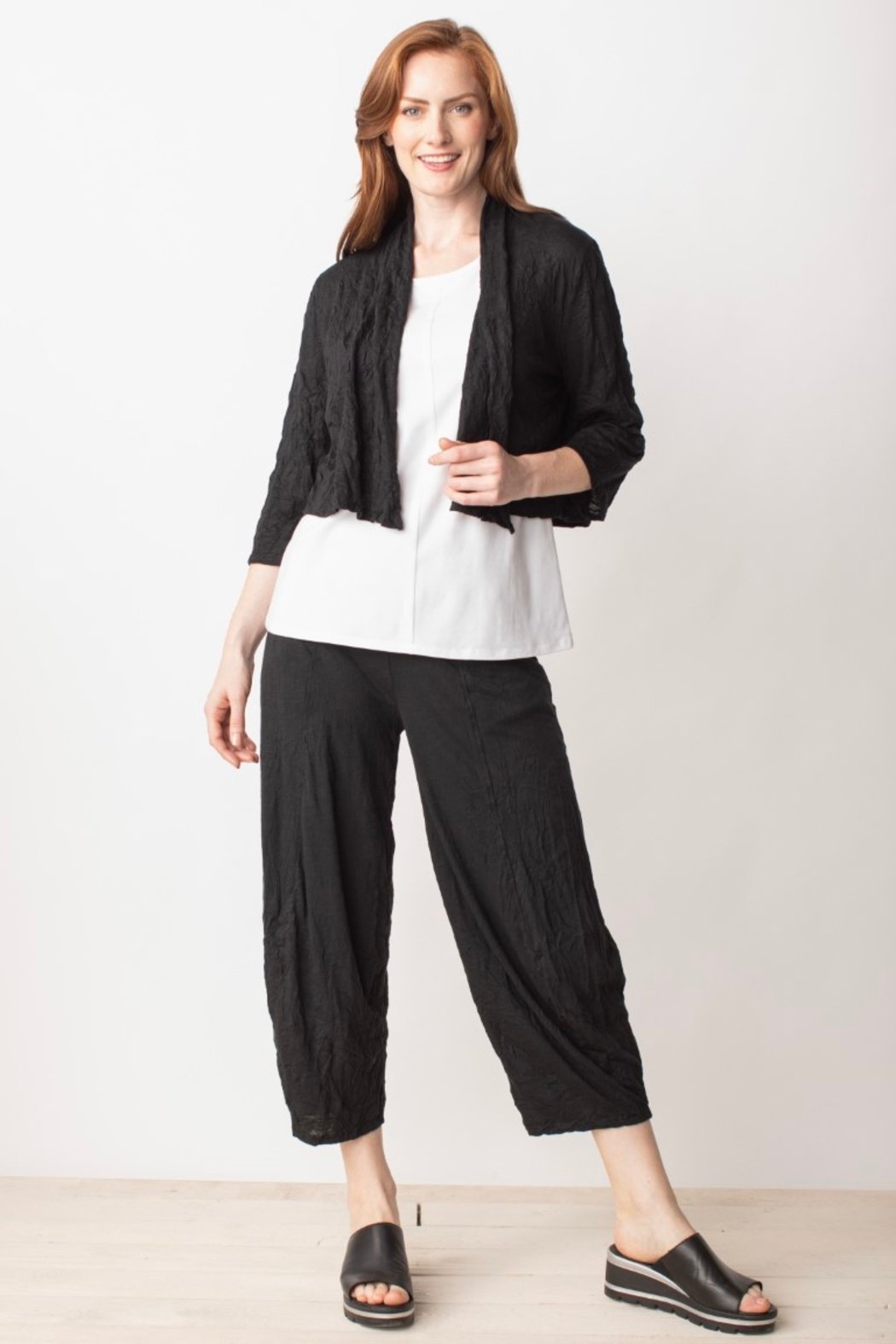 Black Crinkle Jacket