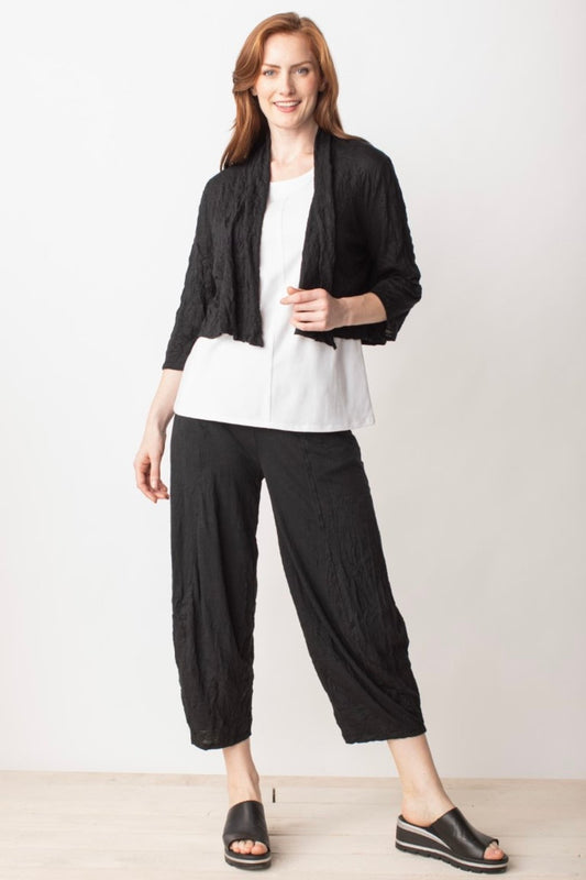 Black Crinkle Jacket