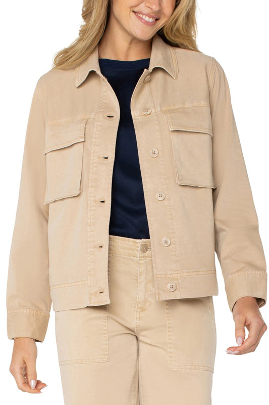 Cappuccino Cargo Jacket