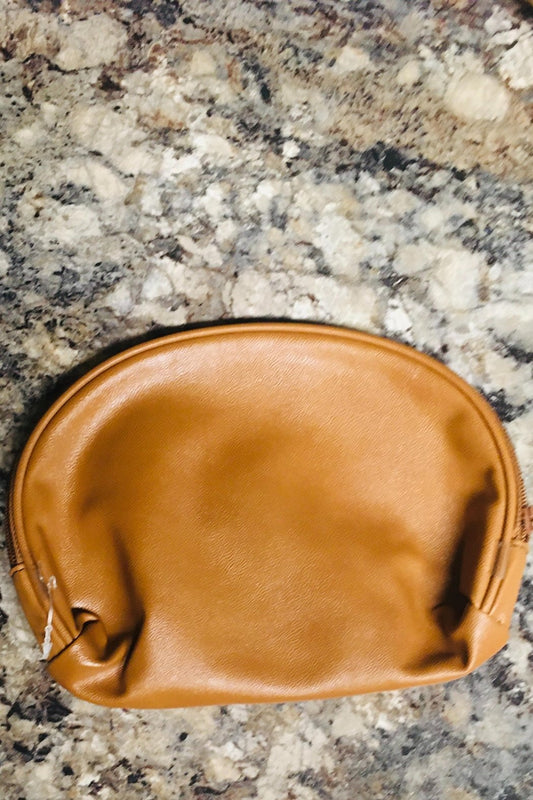 Brown Makeup Pouch