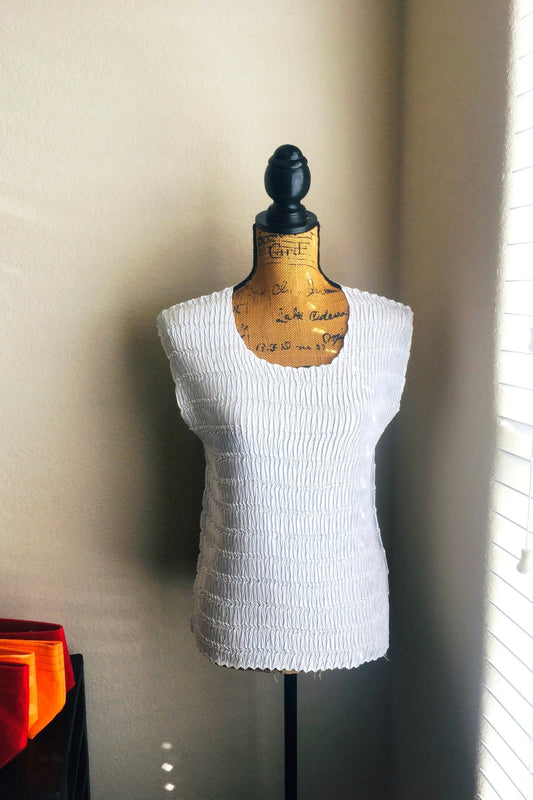 White Stretch Top