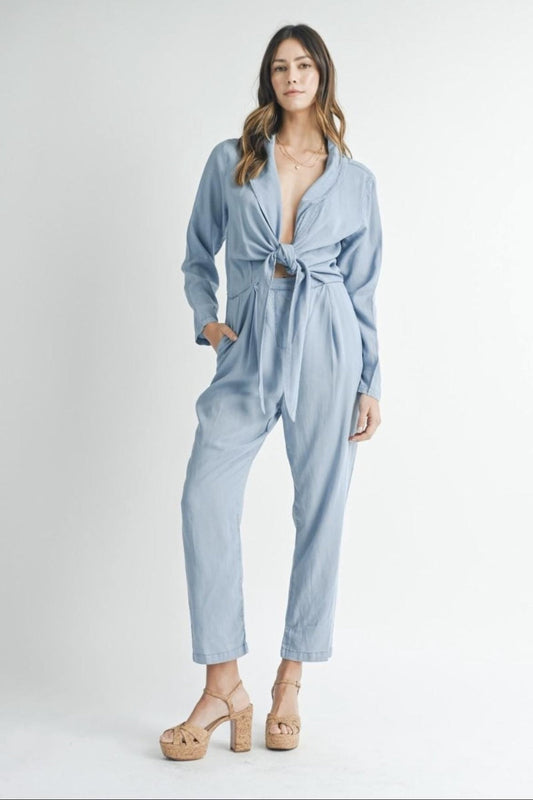 Tie Front Jumpsuit