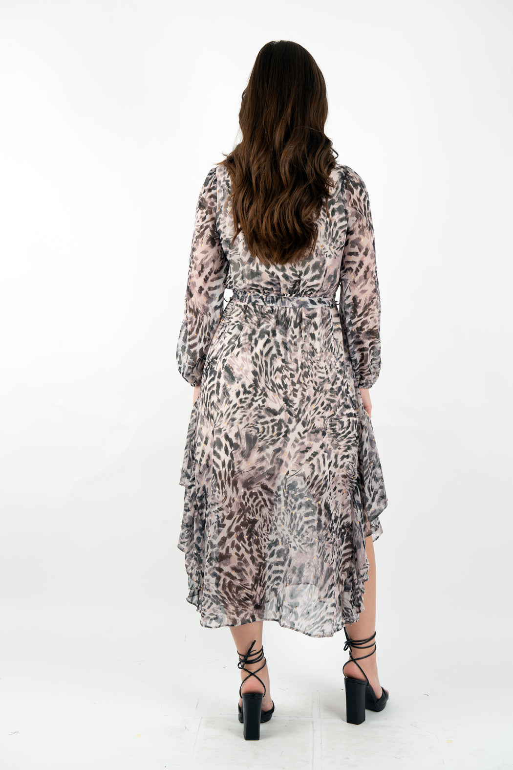 Blush Black Stroke Caterina Dress
