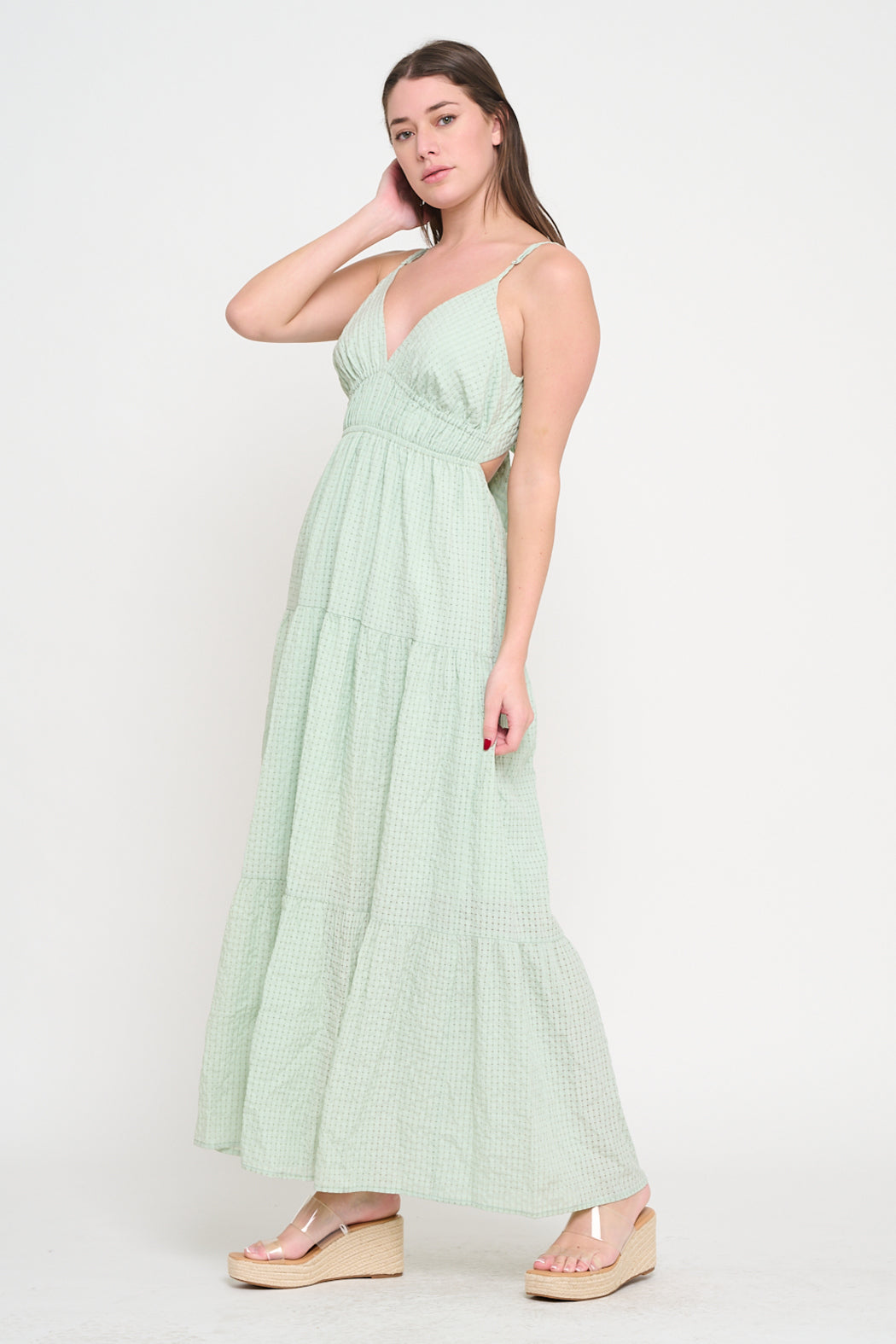 Olive Grove Serenity Maxi Dress