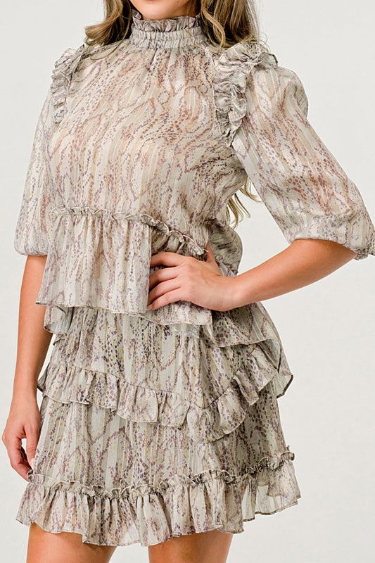 Tan Slither Amara Skirt