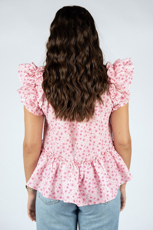Tickled Pink Irene Top