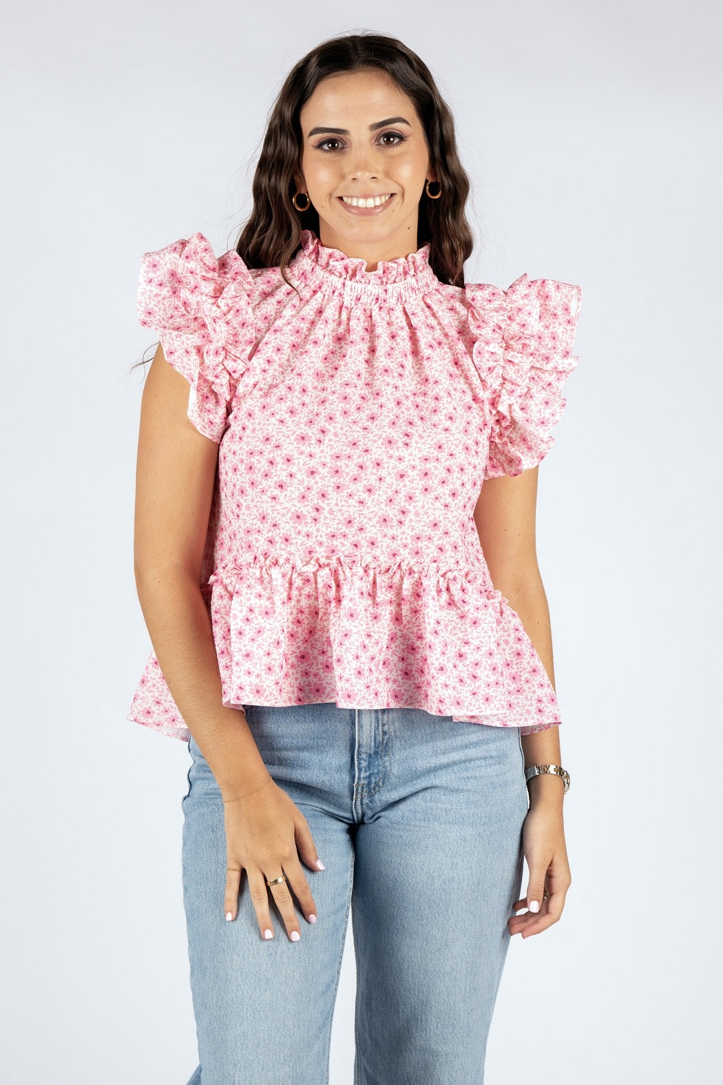 Tickled Pink Irene Top
