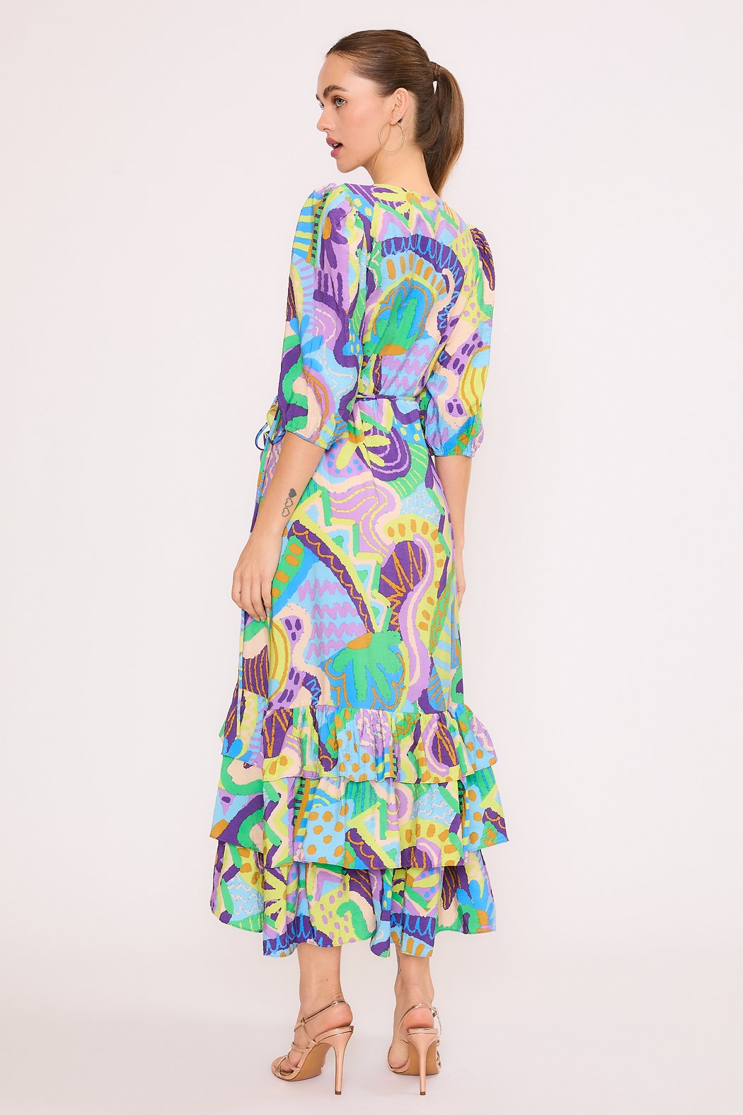 Tribal Purple Frida Dress