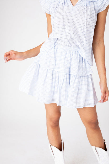 Volcanic Blue Here We Go Again Skirt