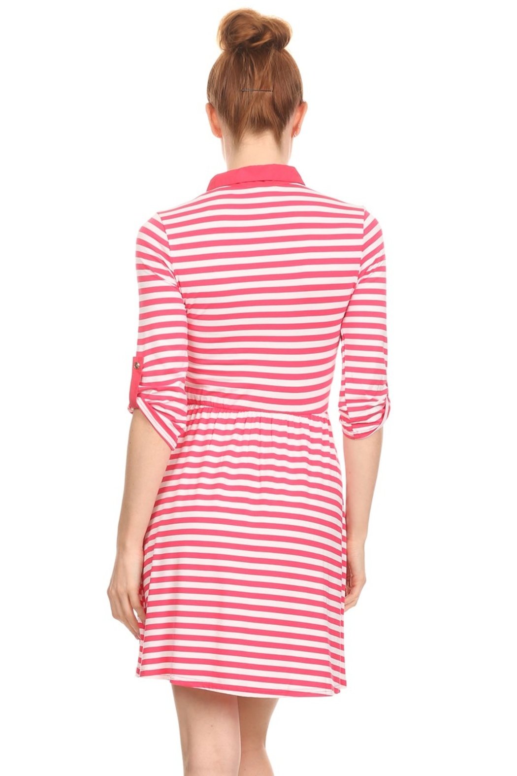 Striped Jersey Knit Dress