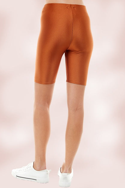 Super Stretch  Comfy Yoga Fabric Biker Sho