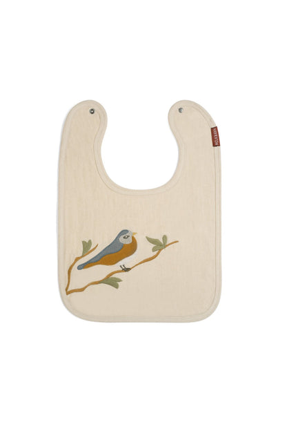 Applique Linen Bib