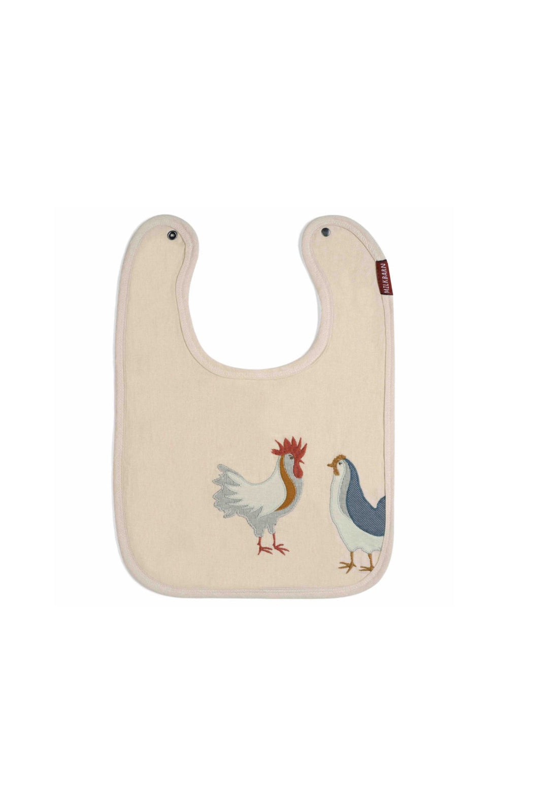Applique Linen Bib