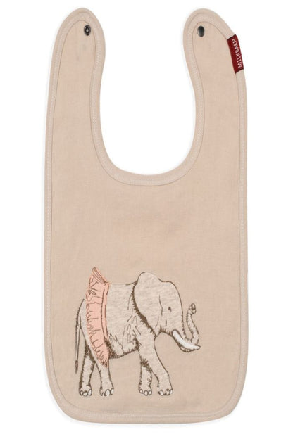 Applique Linen Bib