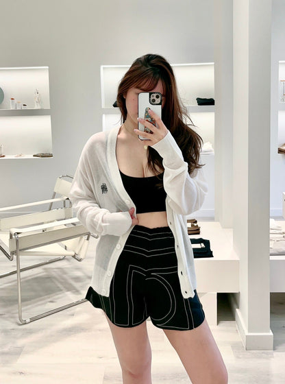 Sunblock Cardigan White