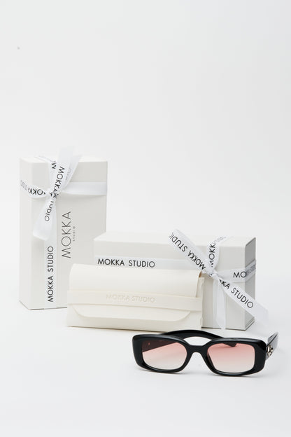 Bobby Sunglasses Black/Sunrise Lens