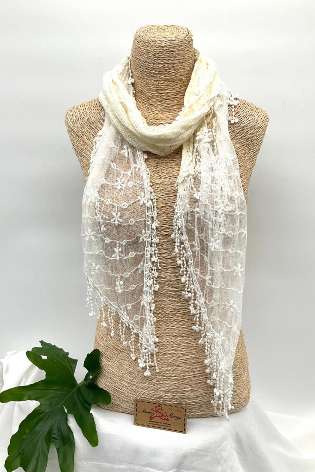 Solid Lace Scarf