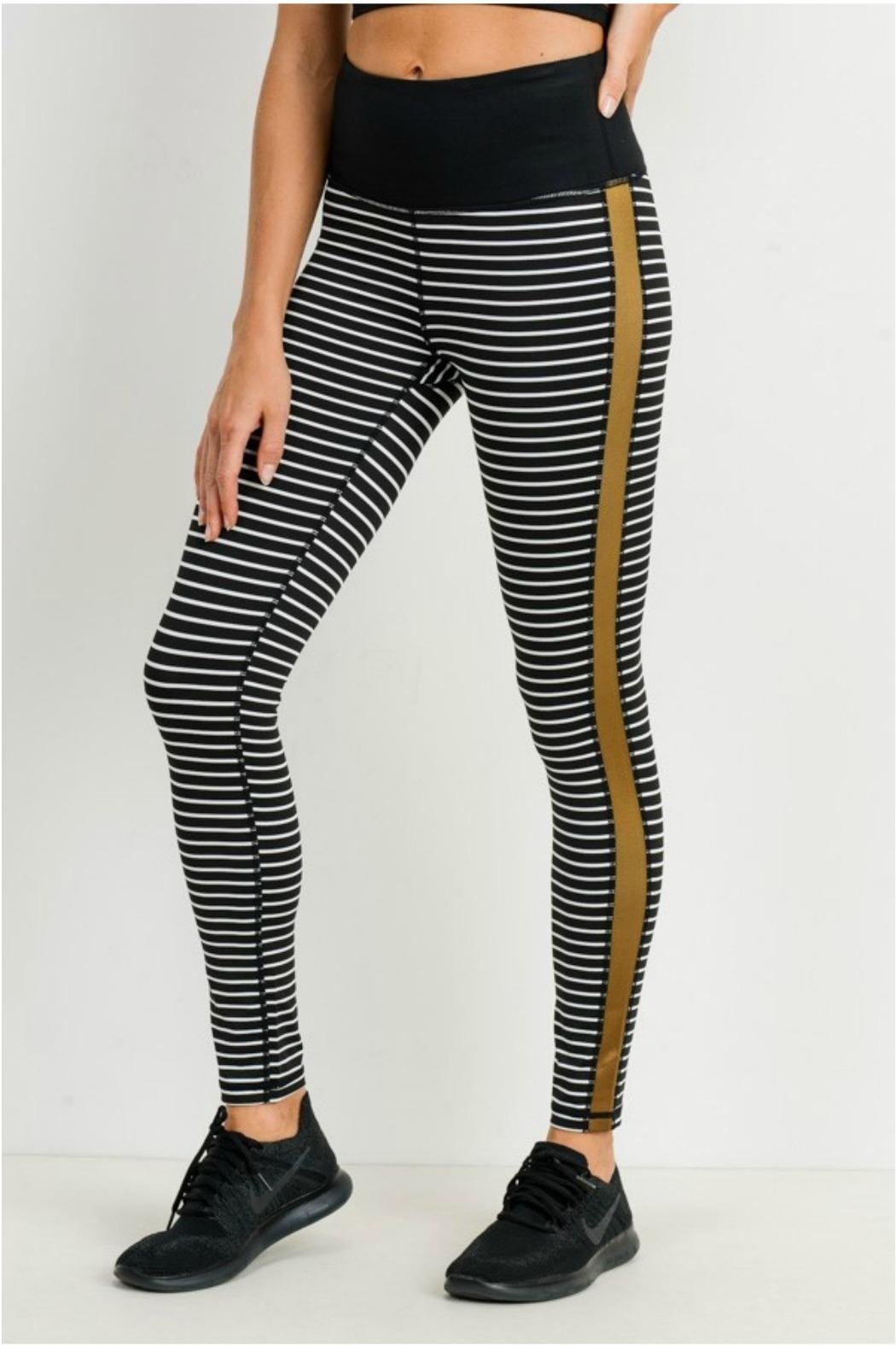 Striped Colorblock Legging