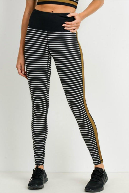 Striped Colorblock Legging