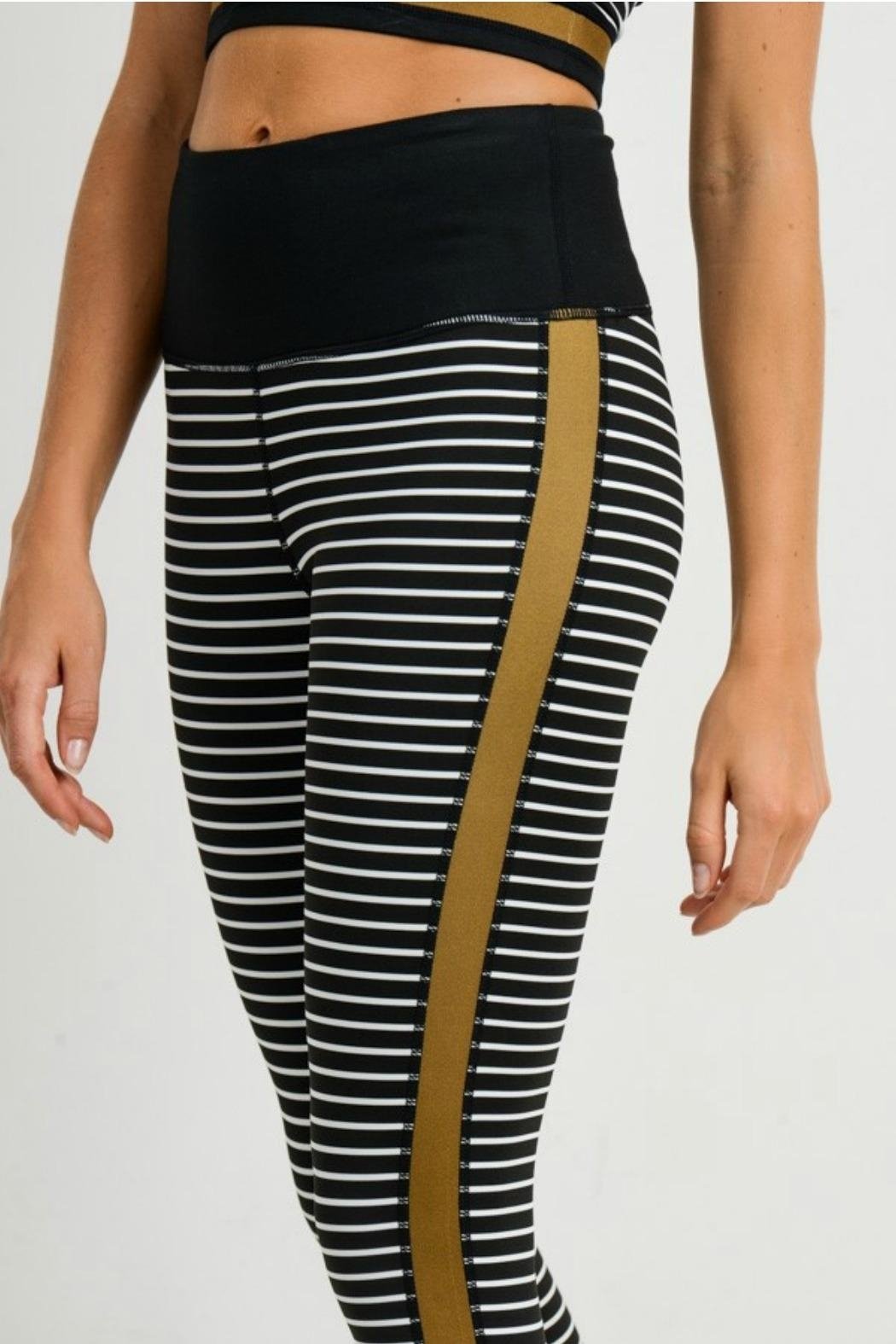 Striped Colorblock Legging