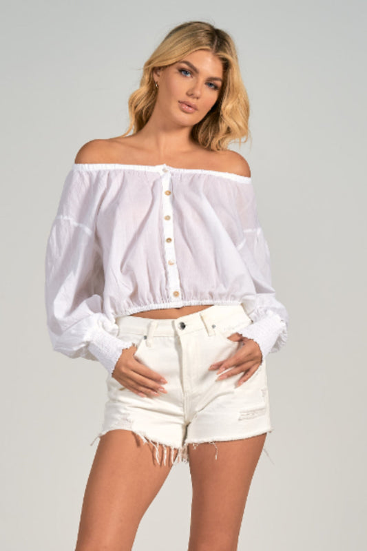 OFF SHOULDER TOP