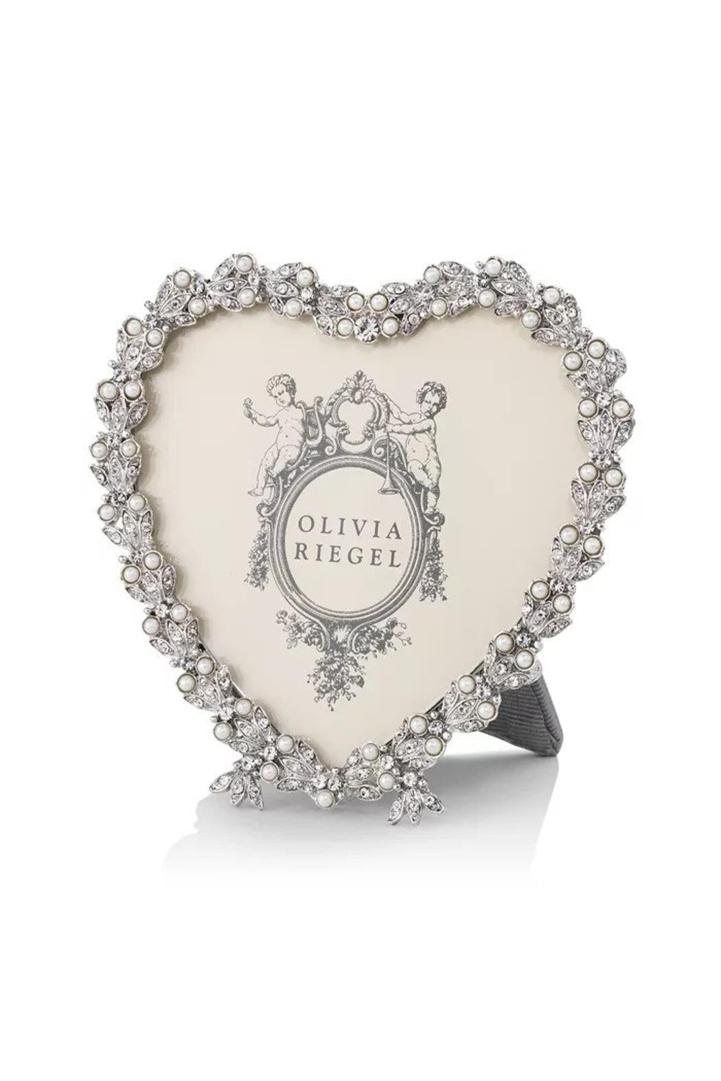Olivia Riegel Silver Contessa Heart Frame