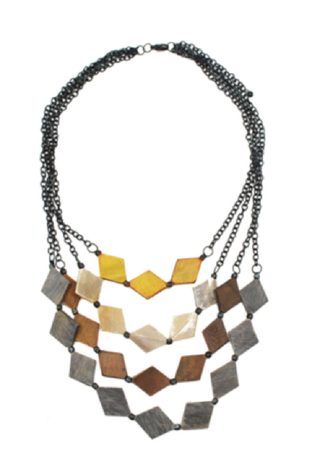 Omala Diamond Bib Necklace