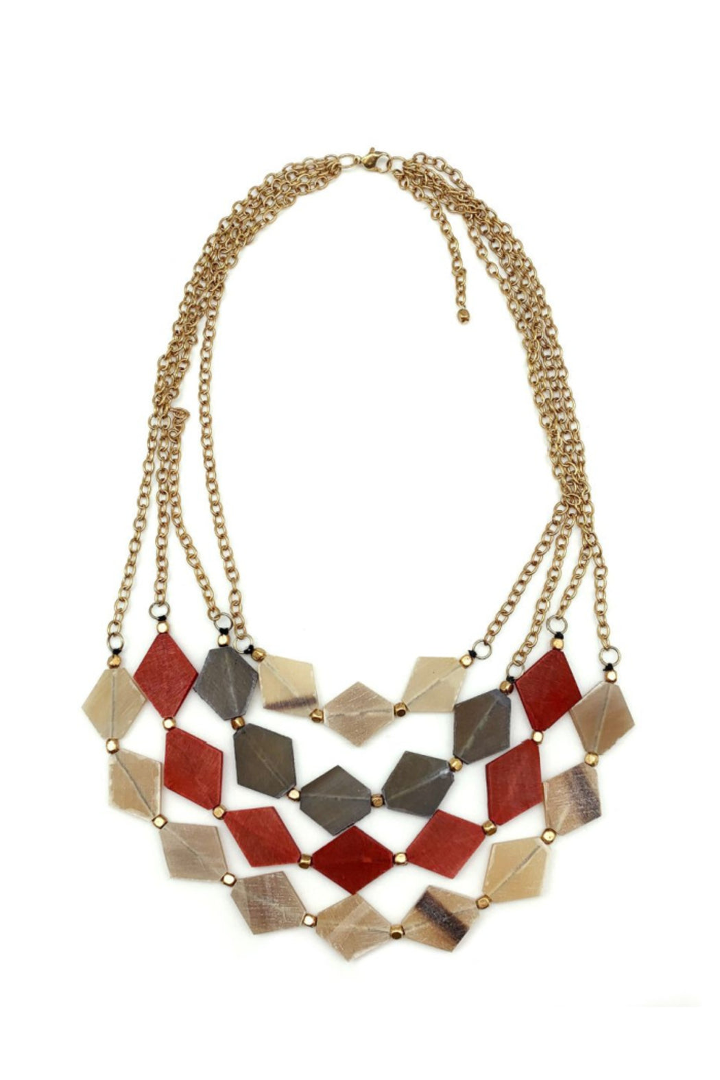 Omala Diamond Bib Necklace