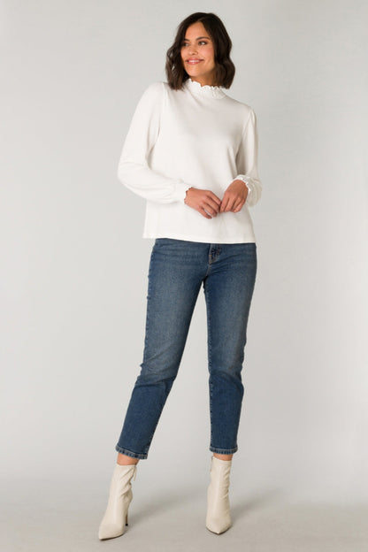Onarida Mock Neck Long Sleeve