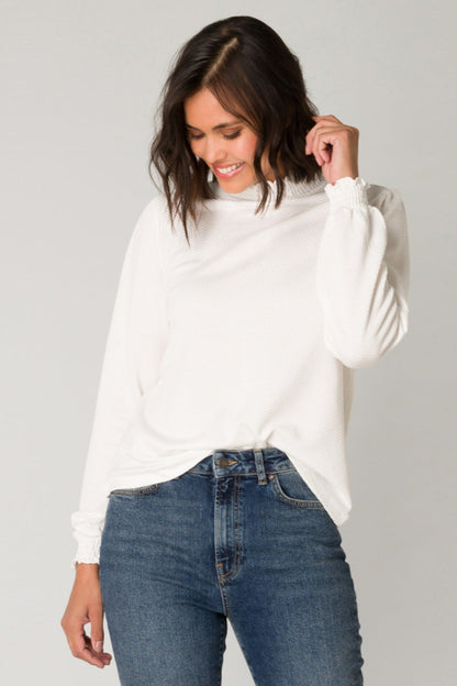 Onarida Mock Neck Long Sleeve