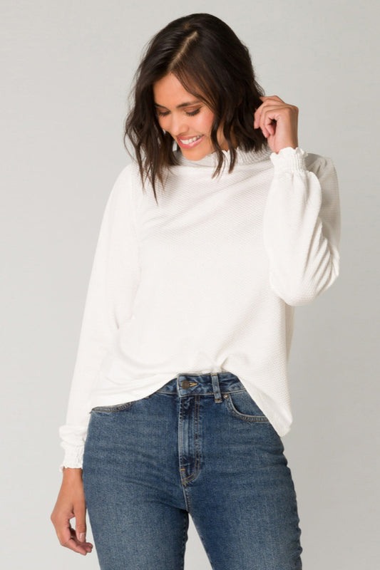 Onarida Mock Neck Long Sleeve