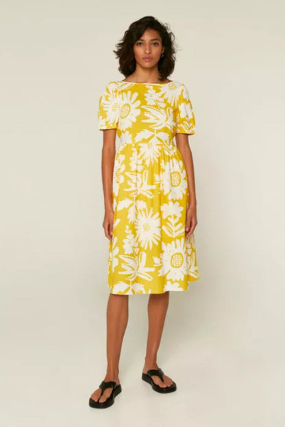 Open Back Floral Dress