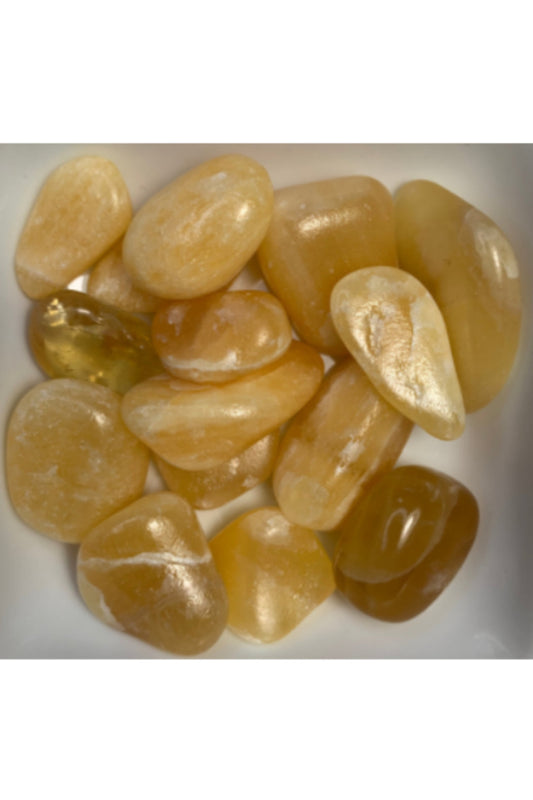 Orange Calcite Tumbled