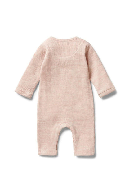 Organic Waffle Slouch Growsuit