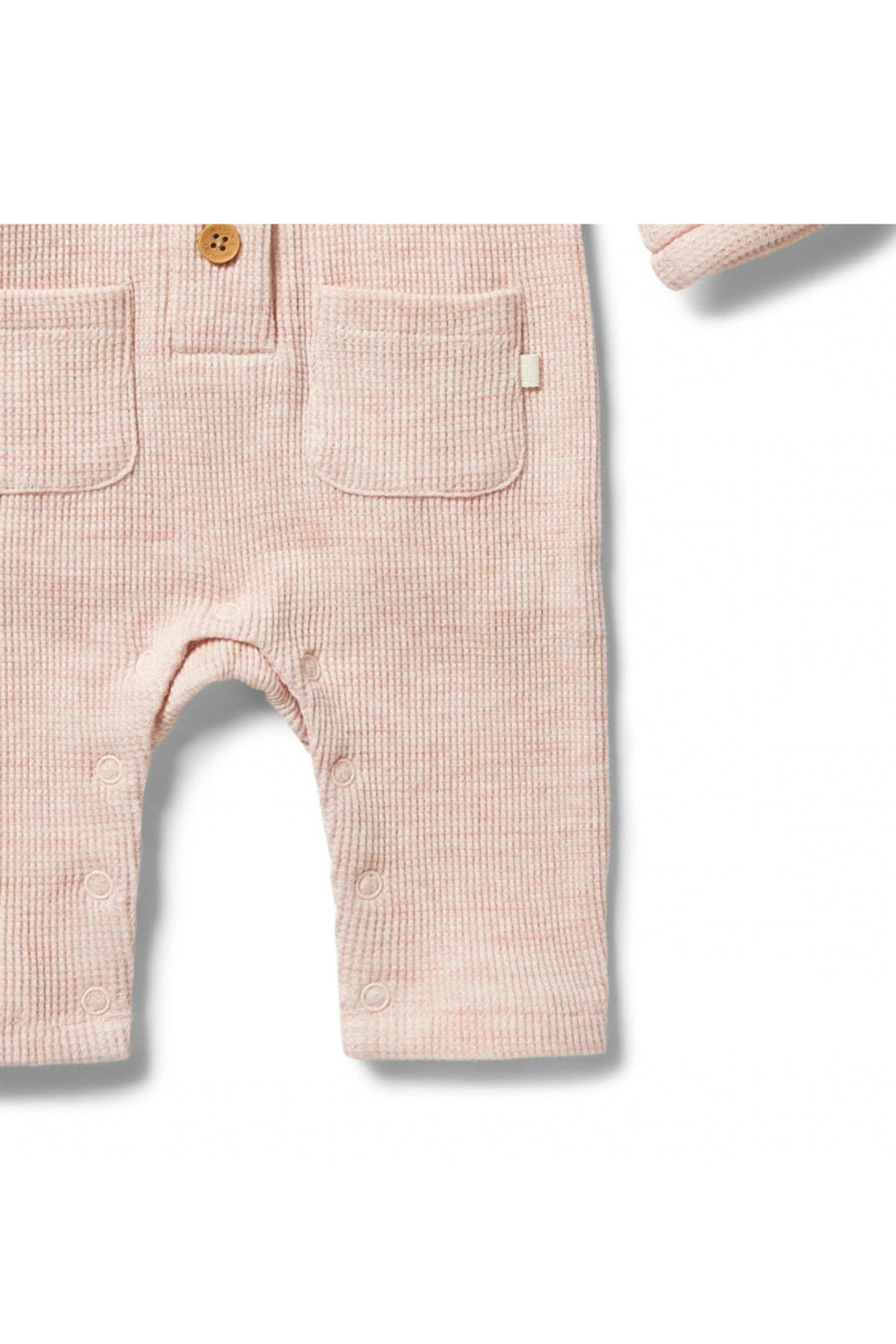 Organic Waffle Slouch Growsuit