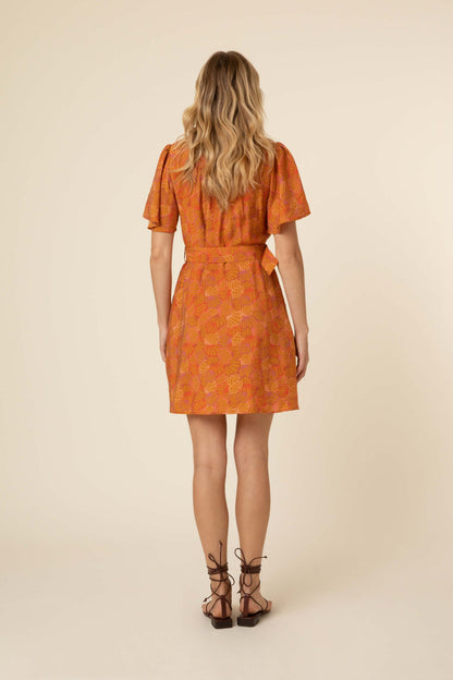 "Oria" Belted Dress