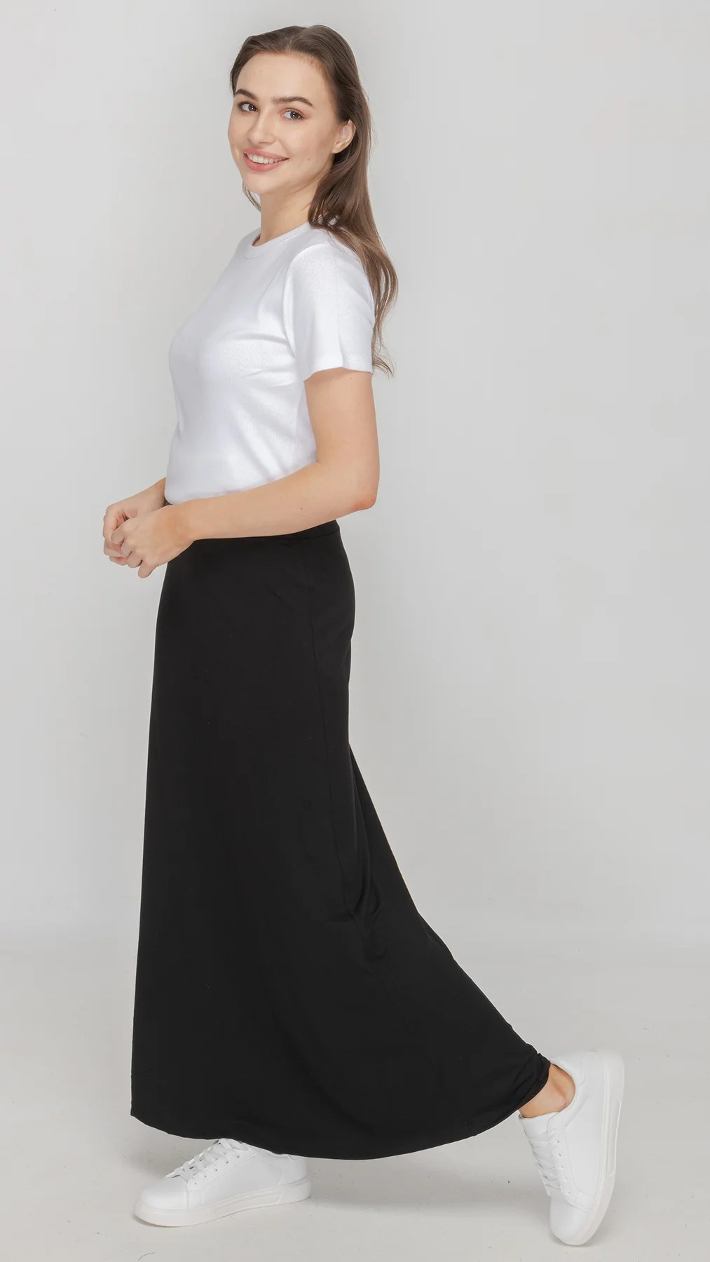 Bamboo Jersey Maxi Skirt