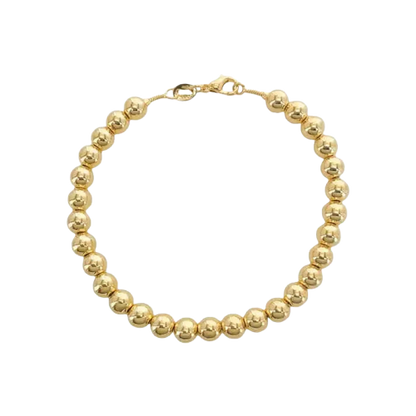 X Bracelet Sphere Gold-filled Ball Bead